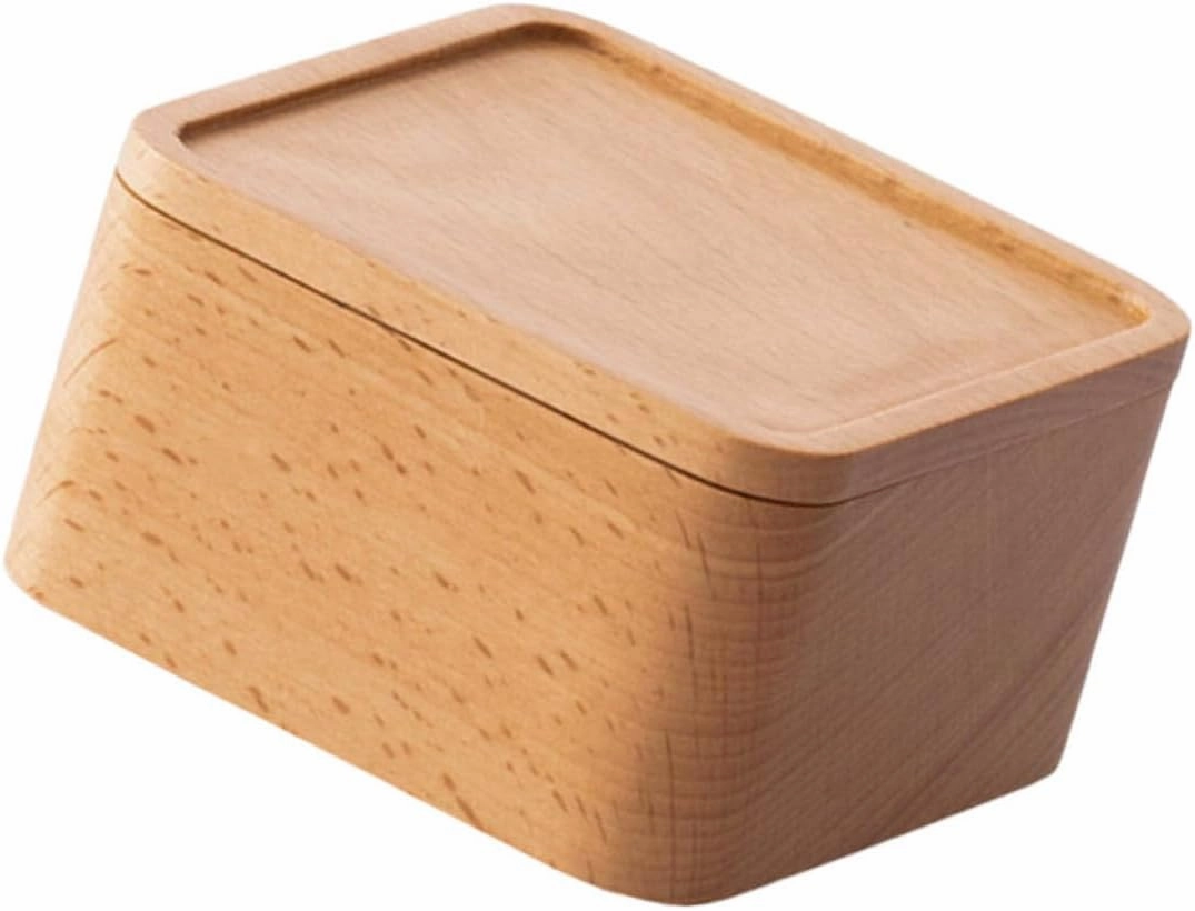VANZACK Elegant Wooden Jewelry Box Watch Bracelet Storage Compact Organizer Scratch-proof Perfect Present