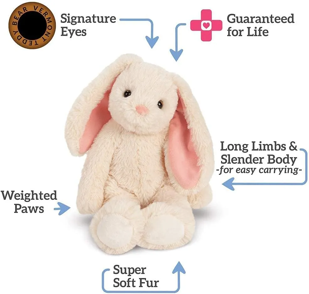 Vermont Teddy Bear Bunny Stuffed Animal - 15 Inch Stuffed Bunny Plush Toy from Buddy Collection, Adorable Rabbit Plushie for Kids and Adults for All Ages