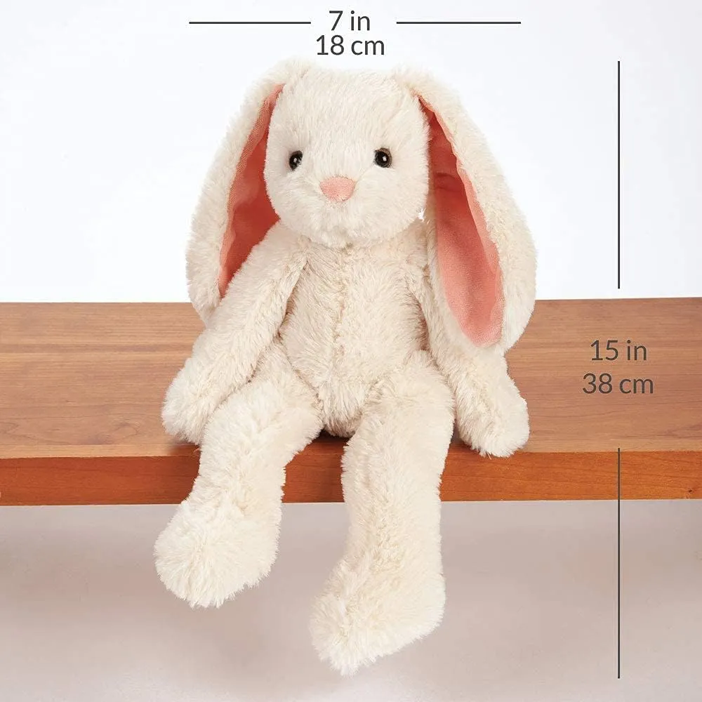 Vermont Teddy Bear Bunny Stuffed Animal - 15 Inch Stuffed Bunny Plush Toy from Buddy Collection, Adorable Rabbit Plushie for Kids and Adults for All Ages