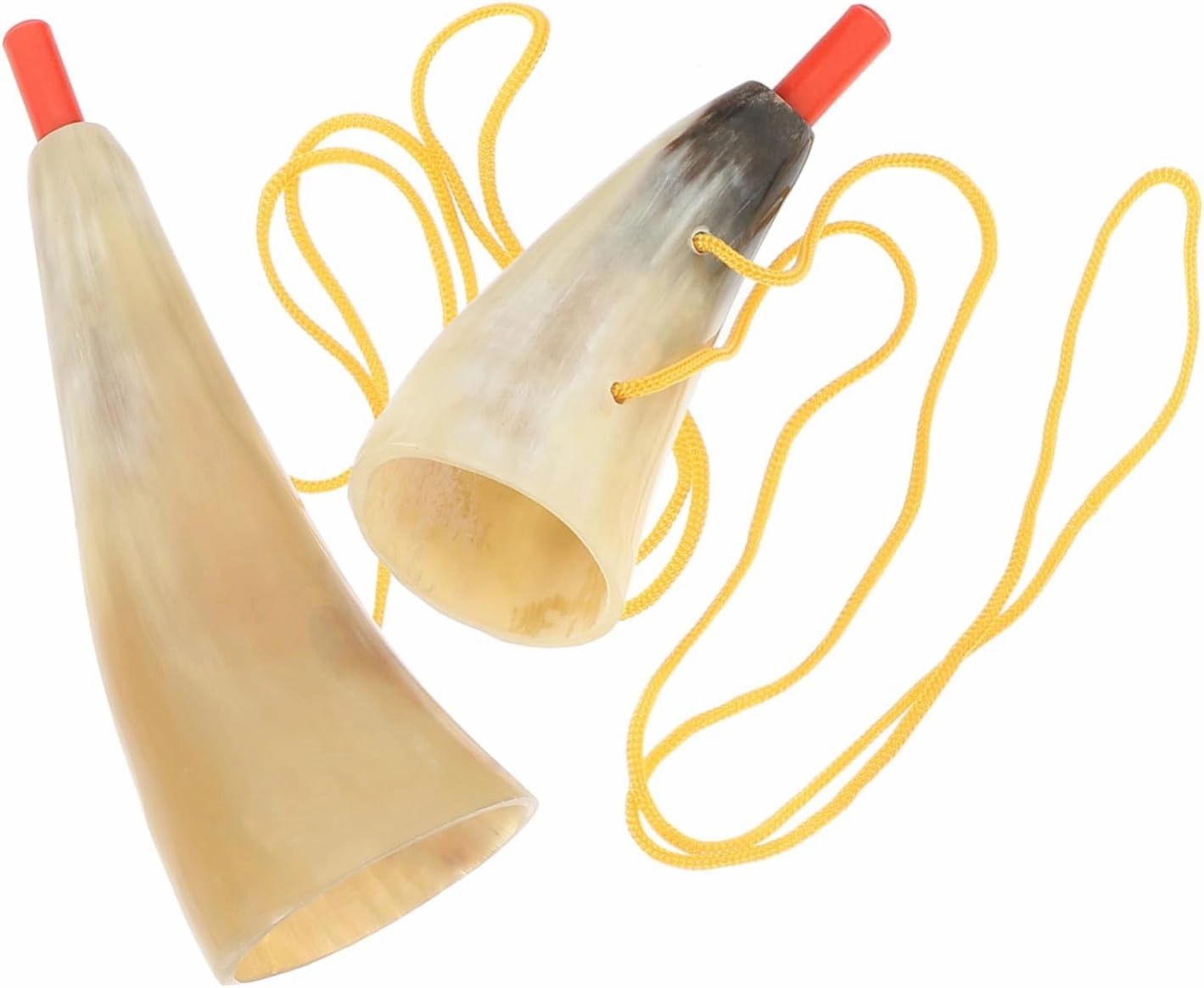 VICASKY 2pcs Trumpet Toy Early Educational Party Horn for Boy Girl Lightweight Easy to Carry Unique Musical Instrument for Games Cheering for Festivals Outdoor Fun