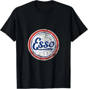 Vintage Esso Gas Station Sign T-Shirt