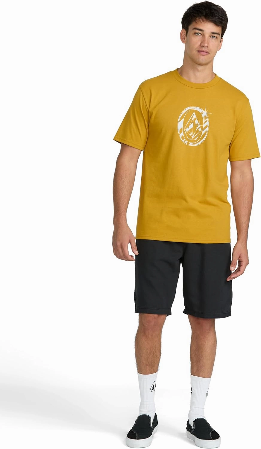 Volcom Men's Truck Stone Short Sleeve T Classic Fit Crewneck Tee, Soft Cotton, Lightweight & Breathable Casual Shirt