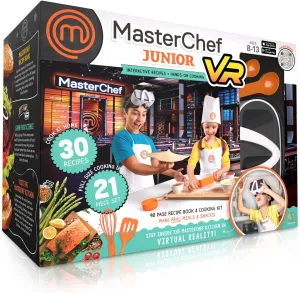 VR MasterChef Junior - Virtual Reality Kids Cookbook and Interactive Food Science STEM Learning Activity Set (Full Version - Includes Goggles) - for Ages 8 and Up [Packaging May Vary]