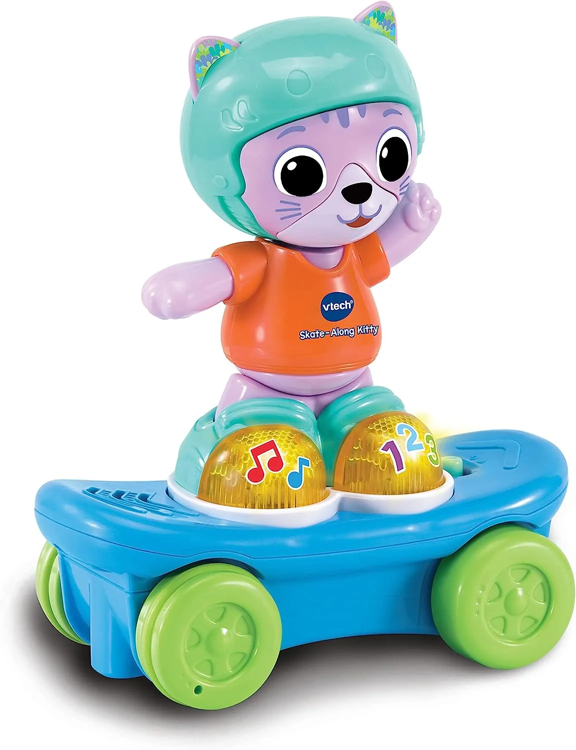 VTech Skate-Along Kitty - Interactive Baby Toy with Lights & Music
