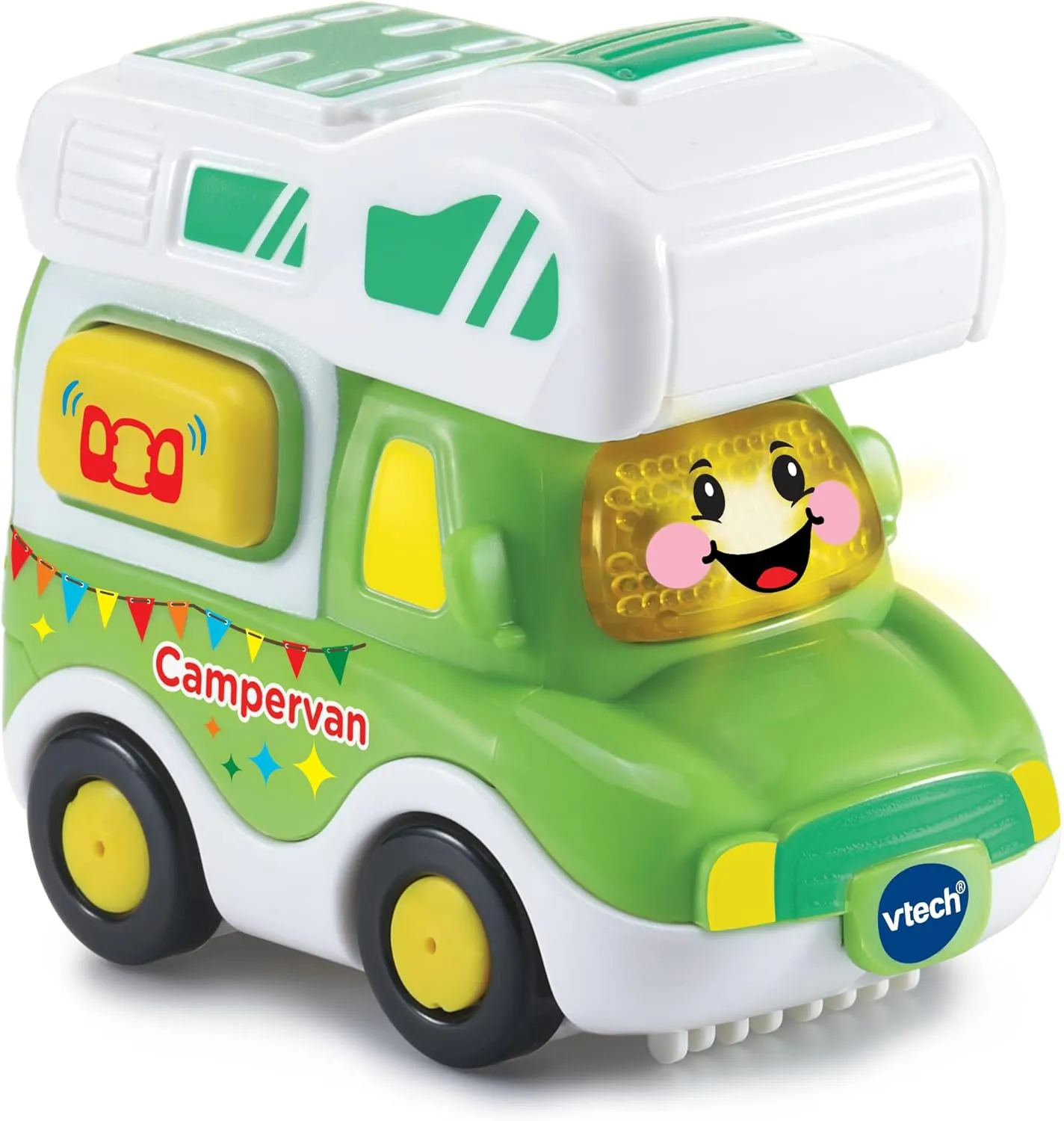 VTech Toot-Toot Drivers Campervan | Interactive Toddlers Toy for Pretend Play with Lights and Sounds | Suitable for Boys & Girls 12 Months, 2, 3, 4   Years, English Version, 5.6 x 9 x 8.1 cm