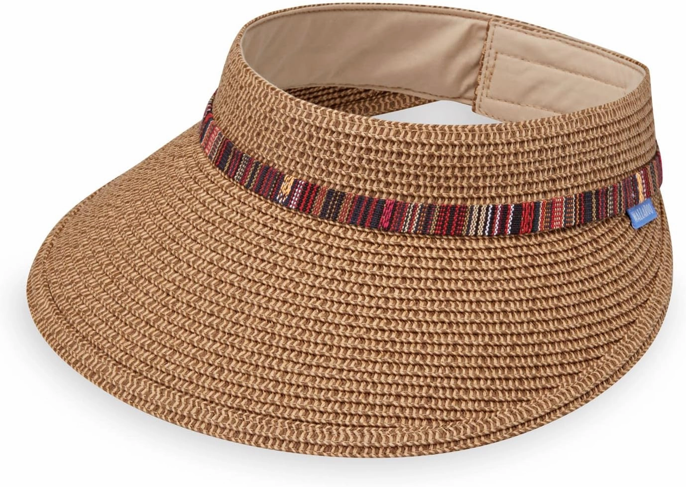 Wallaroo Hat Company – Women’s Sedona Sun Visor – Wide Brim, Packable Design and Adjustable Sizing for Medium Crown Sizes