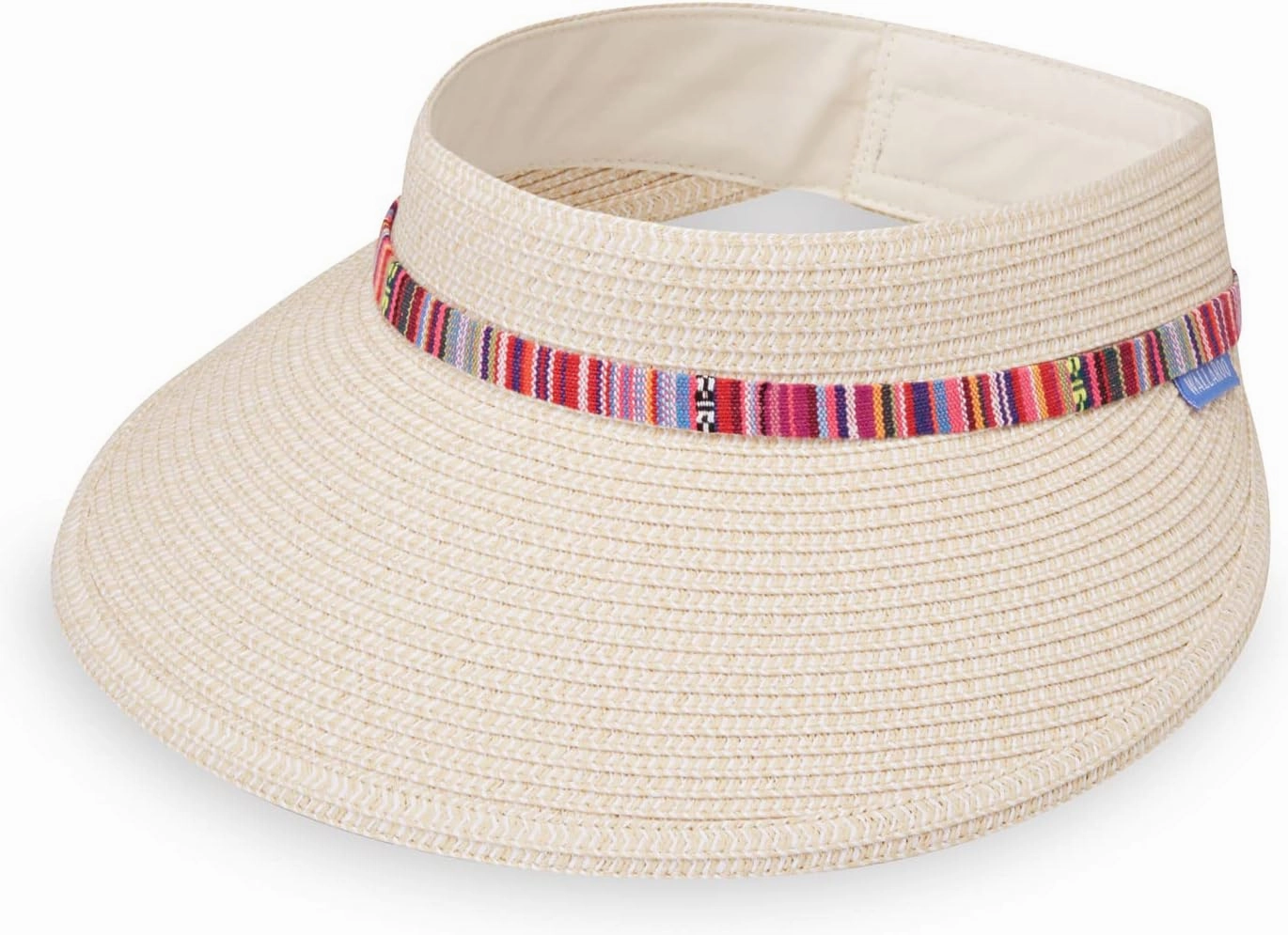Wallaroo Hat Company – Women’s Sedona Sun Visor – Wide Brim, Packable Design and Adjustable Sizing for Medium Crown Sizes