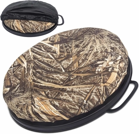 WarBull 5 Gallon Bucket Seat, 360-Degree Swivel Seat Foam Cushion Bucket Seat Lid with Waterproof Cover for Dove Duck Hunting, Fishing, Baseball, Gardening and Camping