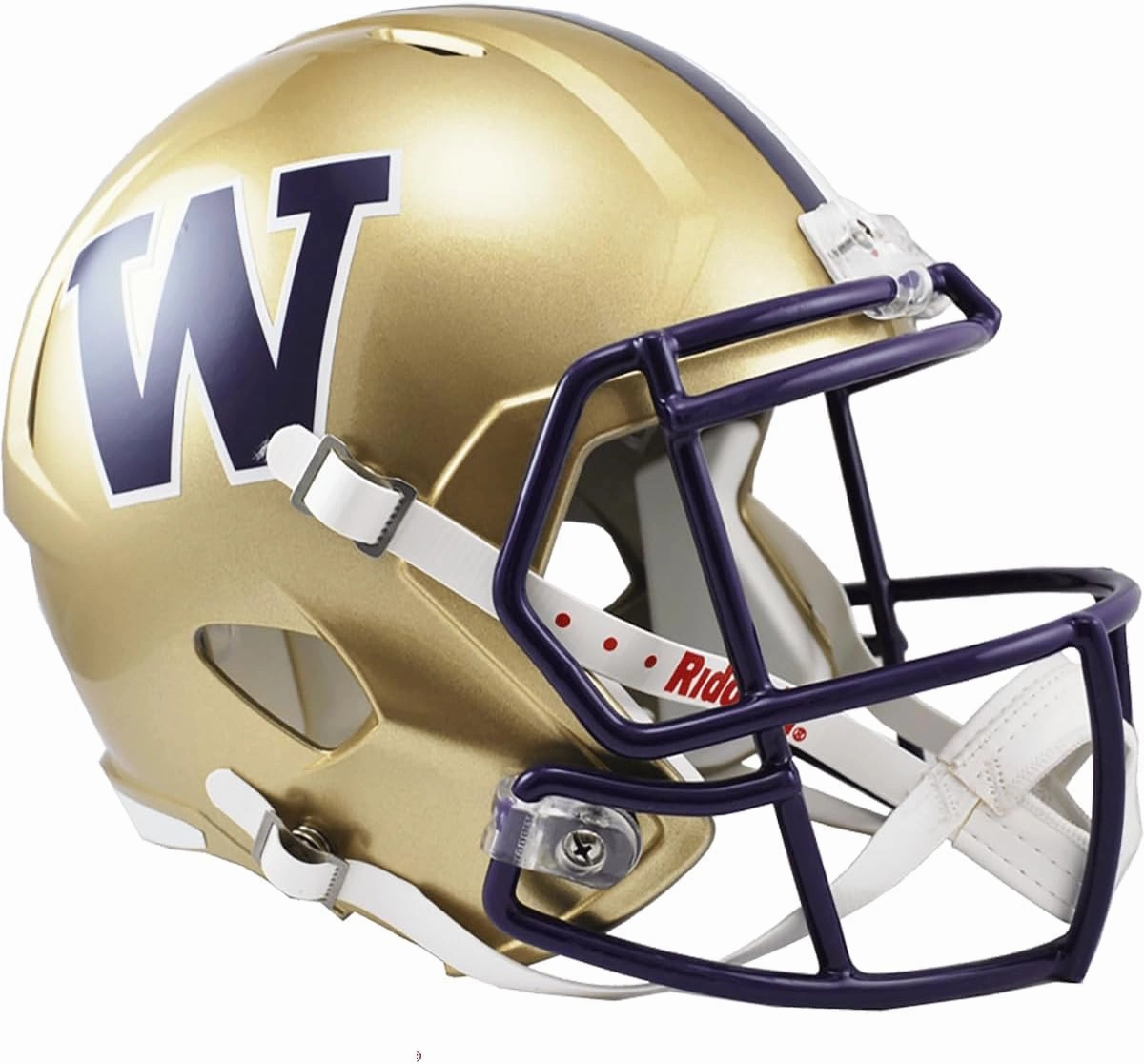 WASHINGTON HUSKIES NCAA Riddell SPEED Full Size REPLICA Football Helmet, Purple