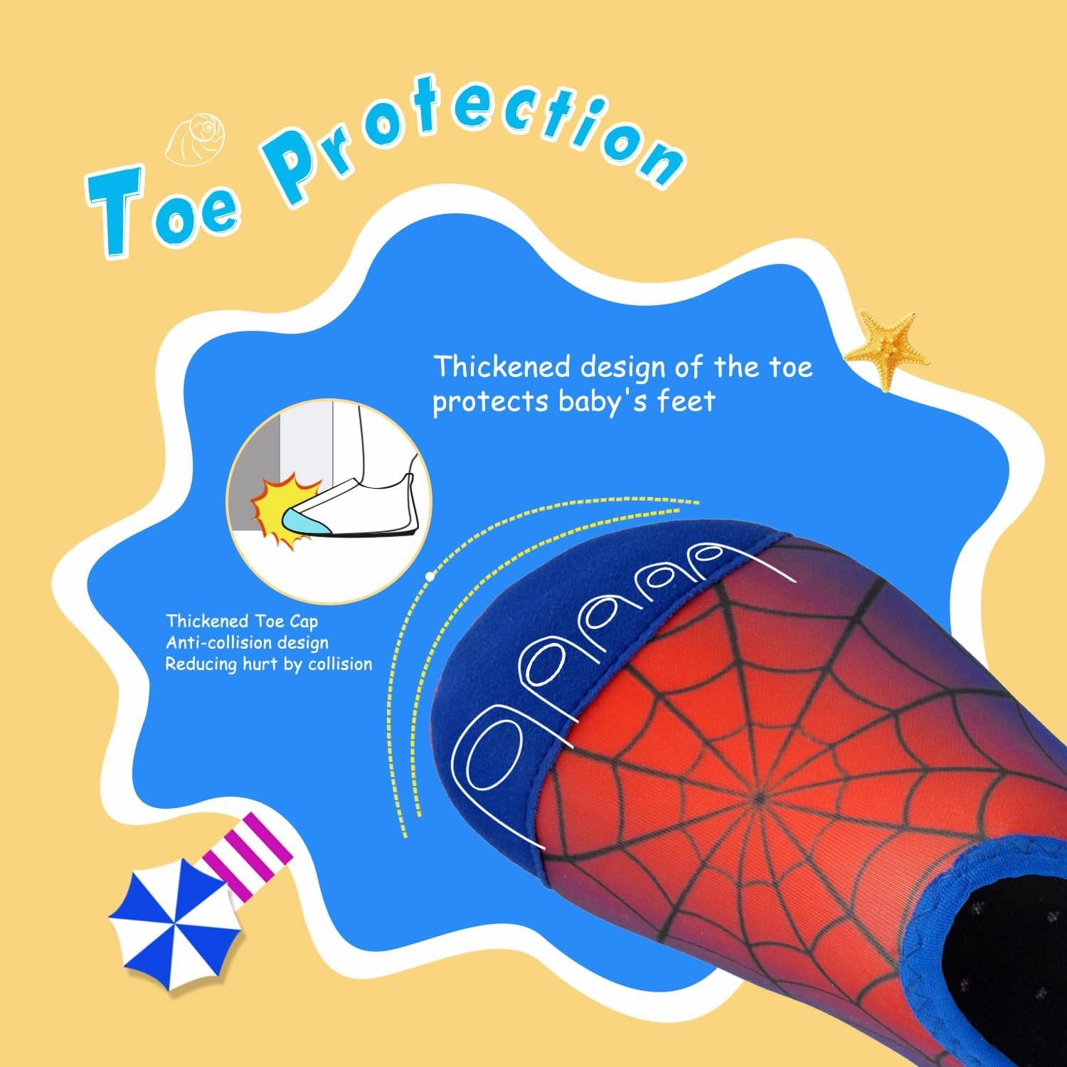 WateLves Kids Water Shoes Toddler Girls Boys Barefoot Non-Slip Quick Dry Aqua Socks for Beach Swim Walking