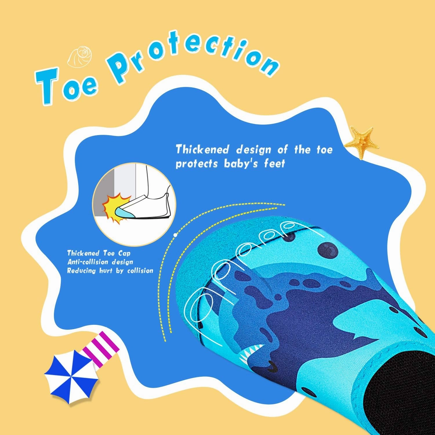 WateLves Kids Water Shoes Toddler Girls Boys Barefoot Non-Slip Quick Dry Aqua Socks for Beach Swim Walking