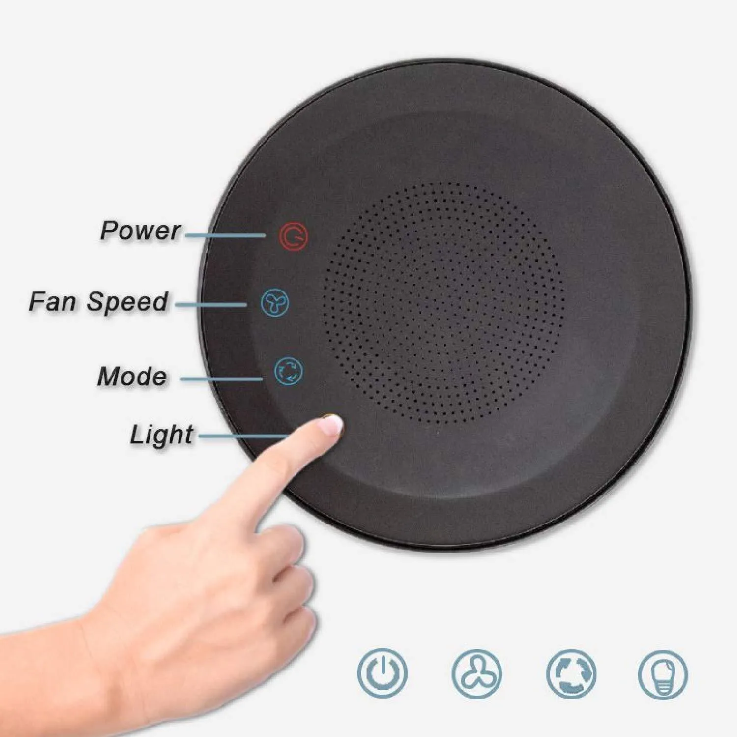WBM Smart AR-04 Smart HEPA Filter Air Purifier with Quiet Operation, 3 Fan Settings