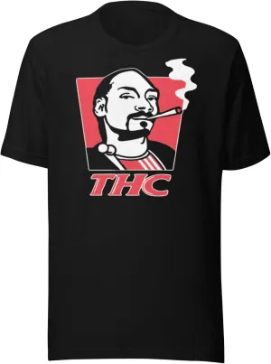 Weed T-Shirt THC Not KFC Short Sleeve 100% Cotton Unisex Crew Neck Top Medium