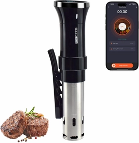 WI-FI Sous Vide Cooker 1100W,Touch Screen,Remote Monitoring,Accurate Temperature Control,Immersion Circulator for Sous Vide Machine