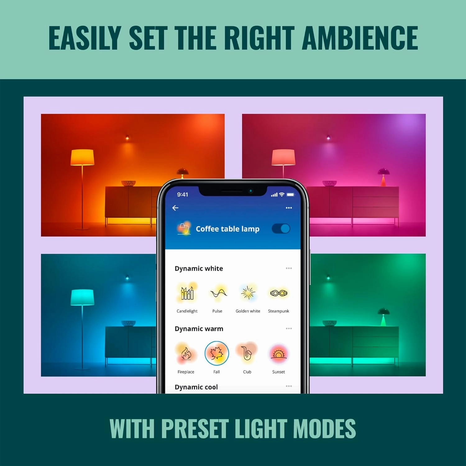 WiZ Color 6-Inch Smart Retrofit Downlight - Pack of 4-2700K- 6500K - 1150 Lumen - Indoor - Connects to Your Existing Wi-Fi - Control with Voice or App   Activate with Motion - Matter Compatible