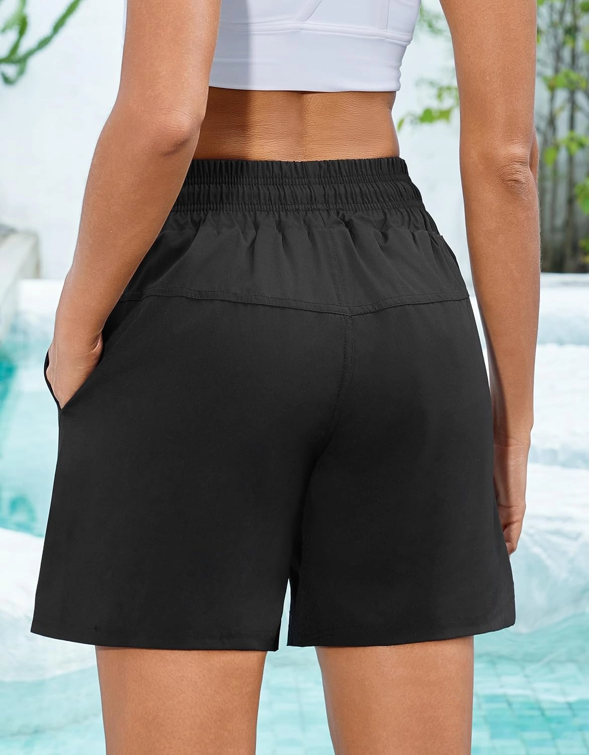Women's 3''/5''/7'' Swim Board Shorts Quick Dry Beach Shorts with Liner Pockets Swimsuits Bottoms Trunks for Women