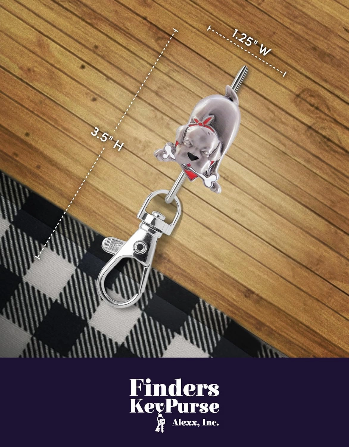Women’s Bag Charm Key Finder, Car Keychain Hook, Cute Purse Organizer & Tote Bag Accessories, Gifts for Mom - Slim Pickings