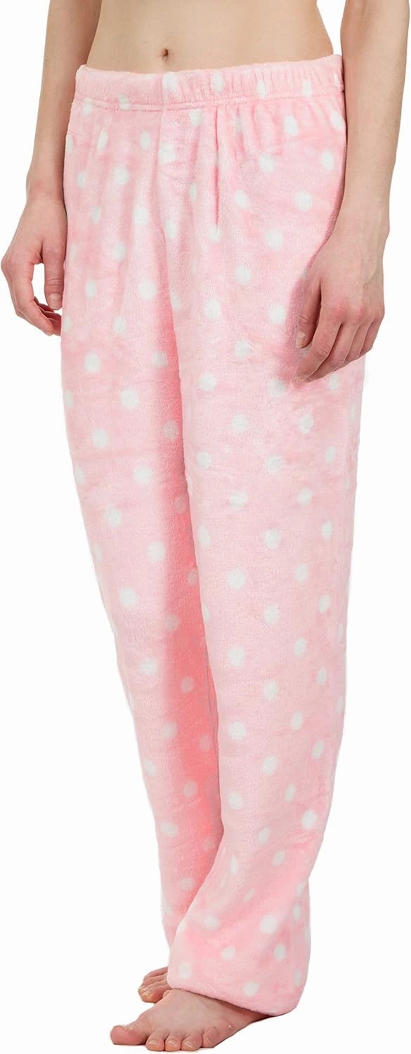 Women's Ultra-Soft Plush Fleece Pajama Pants Sweatpants