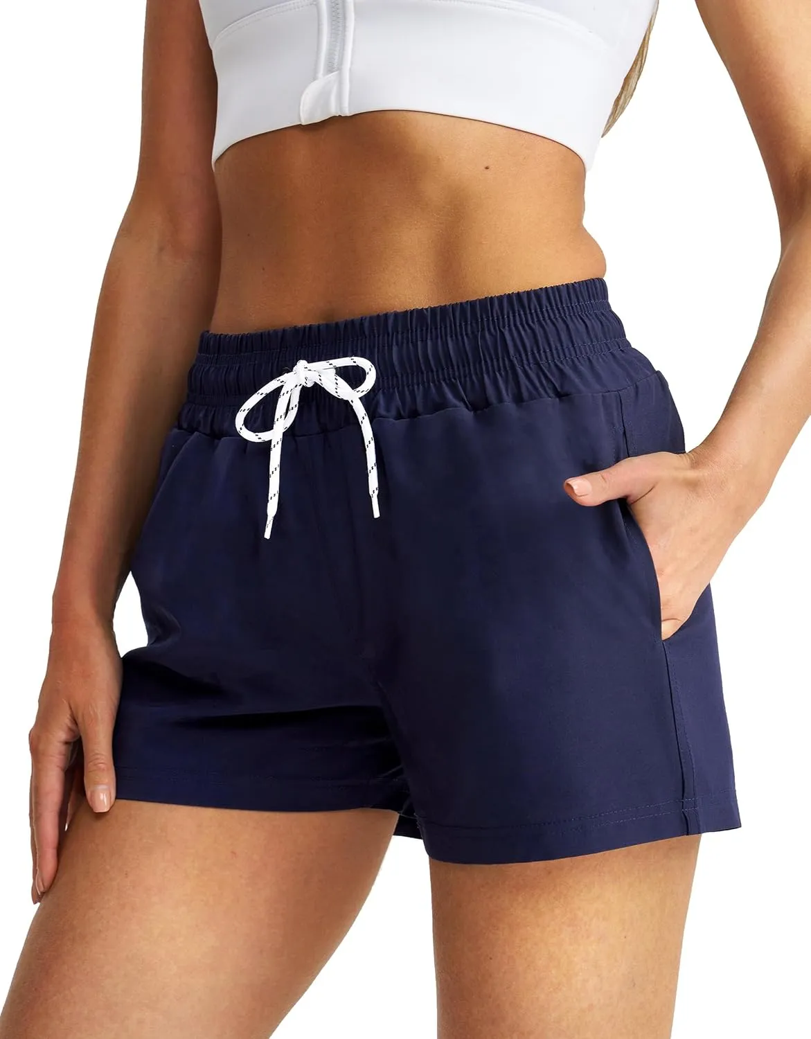 Women's 3''/5''/7'' Swim Board Shorts Quick Dry Beach Shorts with Liner Pockets Swimsuits Bottoms Trunks for Women