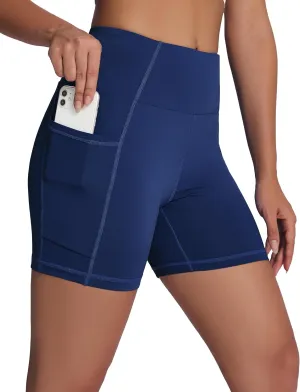 Women's High Waisted Long Swim Shorts - 5''/7''/9''/12" Tummy Control Swim Board Capris Bottoms Swimwear with Liner