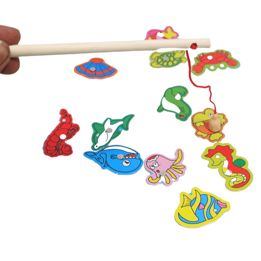 Wooden Fishing for Kids Age 3  - Pack of 1