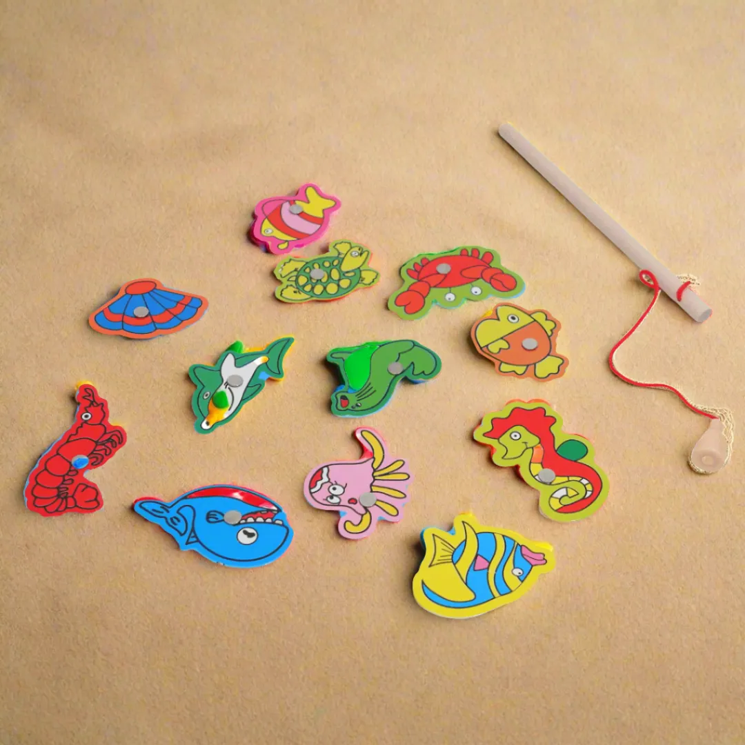 Wooden Fishing for Kids Age 3  - Pack of 1