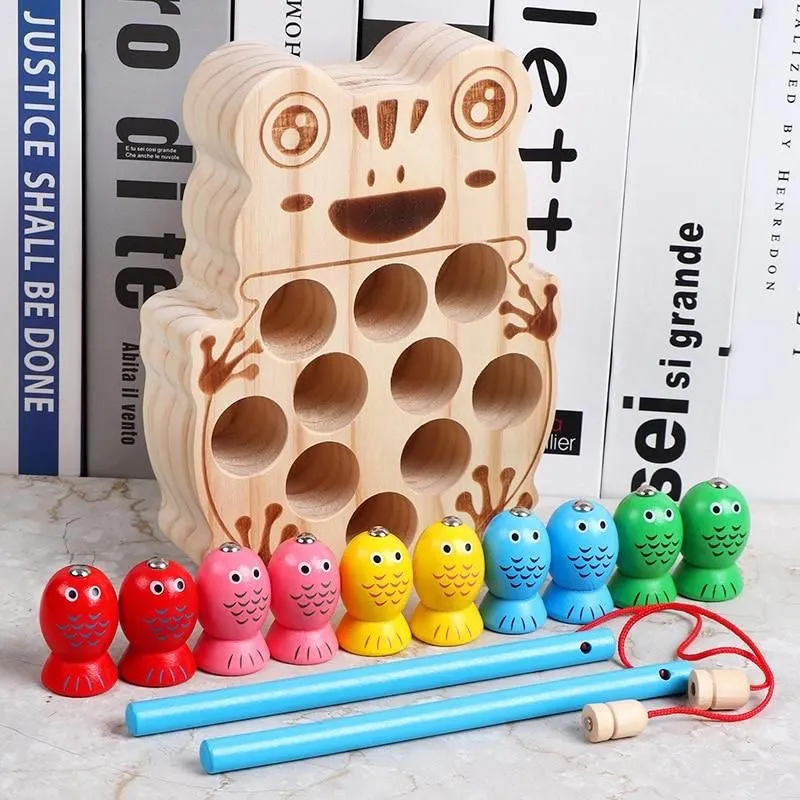 Wooden Fishing Game -3Y 