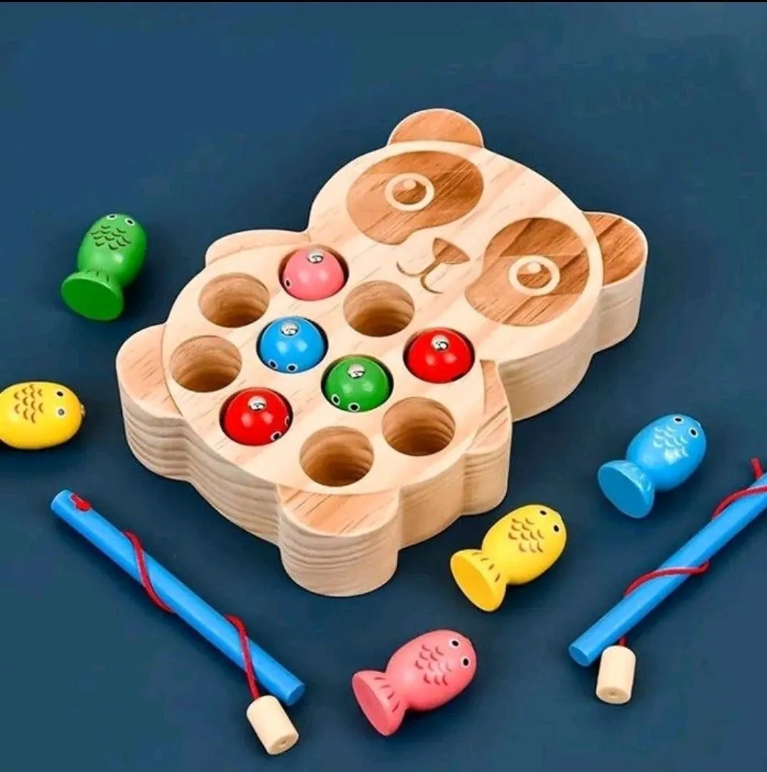 Wooden Fishing Game -3Y 