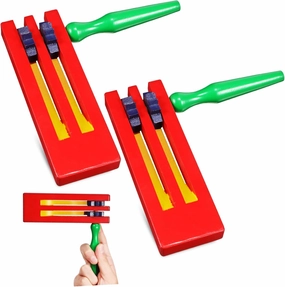 Wooden Matraca Ratchet Portable Musical Toys Sound Toy for Boys and Girls Educational