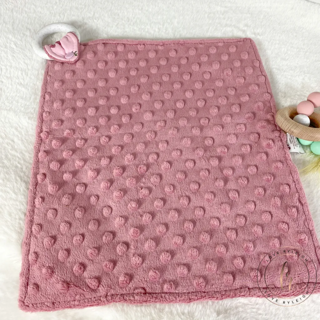 Woodlands Pink Teething Comforter