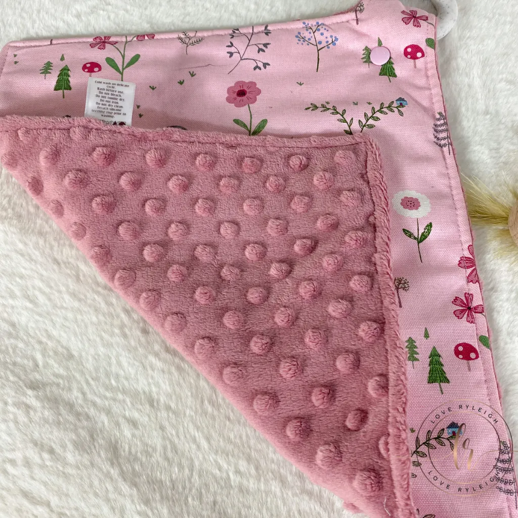 Woodlands Pink Teething Comforter