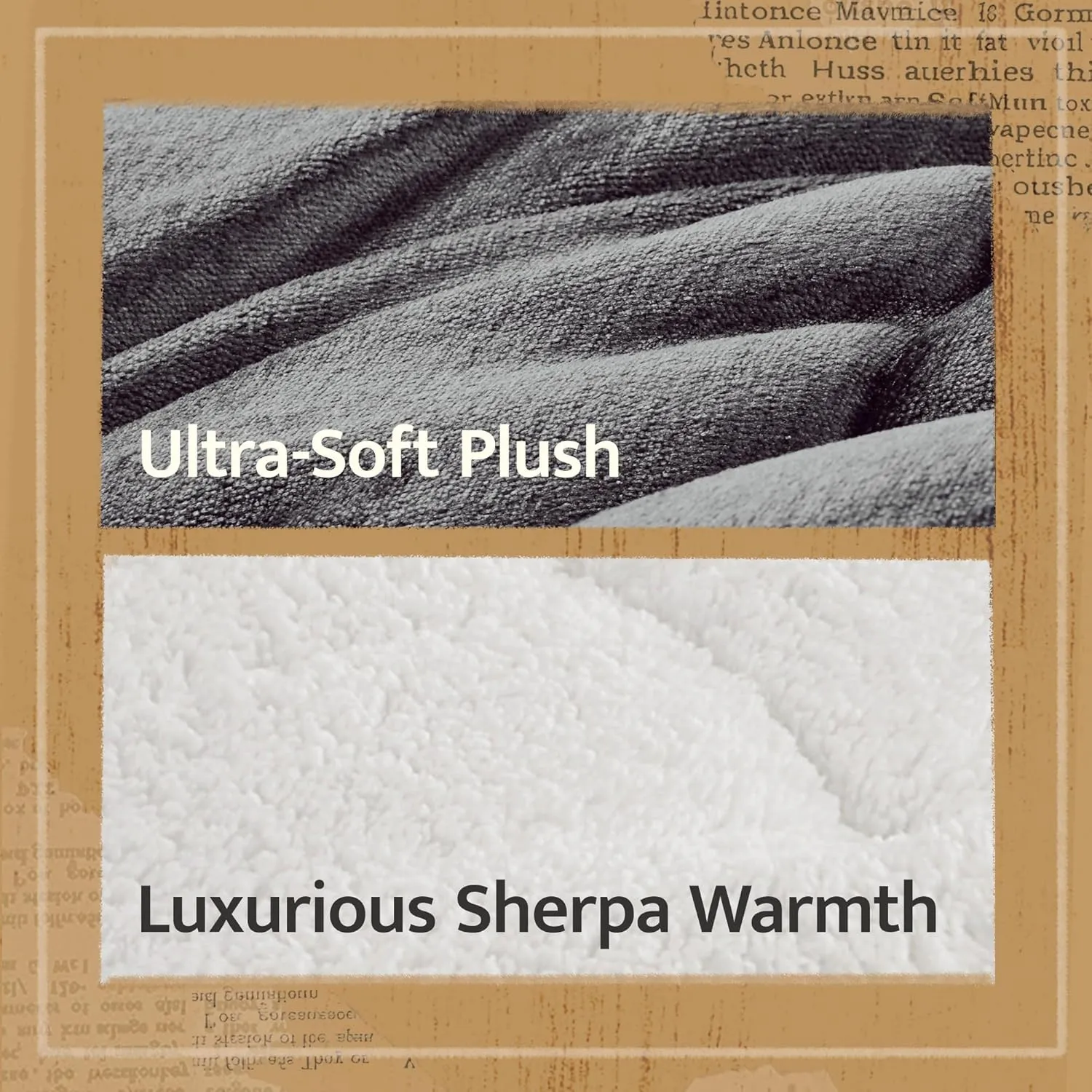 Woolrich Reversible Comforter Set Ultra Soft Plush to Sherpa, Down Alternative, Cold Weather Winter Warm Bedding, with Matching Sham, Decorative Pillow Charcoal/Ivory Full/Queen 4 Piece