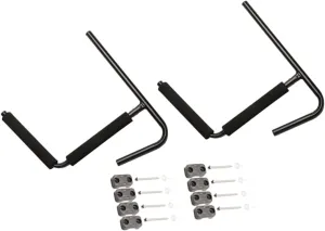 Yardwe 2pcs Wall Mount Kayak Storage Racks Heavy Duty Utility Hooks for Surfboards Canoes and Water Sports Equipment Garage Organization