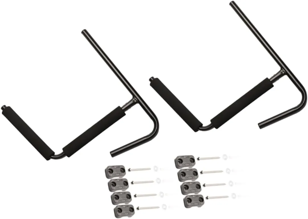 Yardwe 2pcs Wall Mount Kayak Storage Racks Heavy Duty Utility Hooks for Surfboards Canoes and Water Sports Equipment Garage Organization