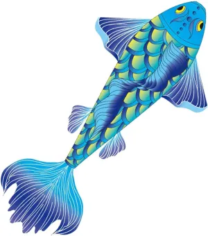 YIJU Koi Kite Carp Kites for Adults Children Game Activity Easy Assembly Fish Kites Easy Flyer Kites for Lawn Backyard Beach Trip