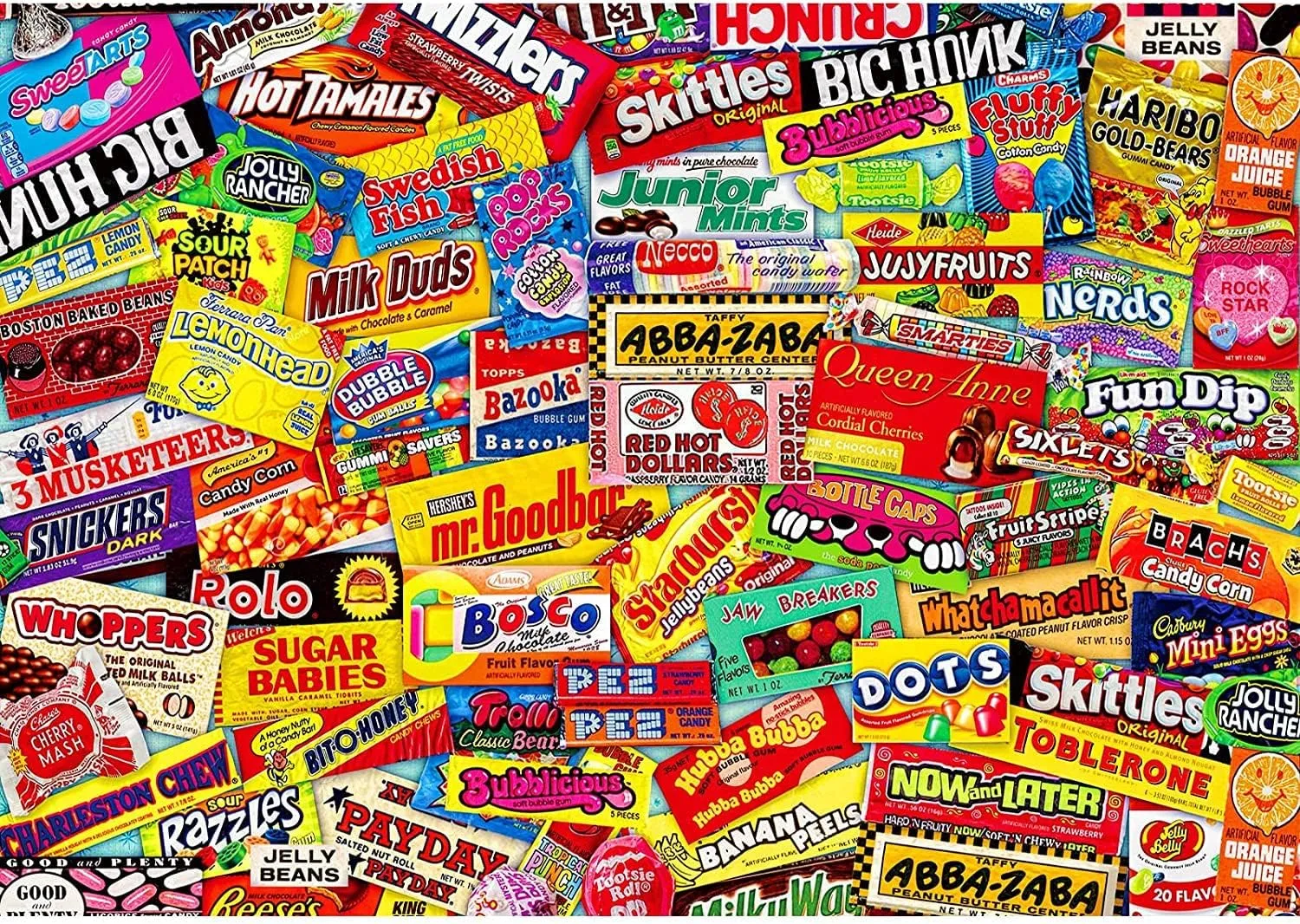 YINSHENG Jigsaw Puzzles for Adults 1000 Piece Puzzle for Adults - Crazy Candy - Jigsaws Puzzles 1000 Piece for Adults Kids Educational Game Toys Gift for Home Wall Decoration (27.6"x 19.7")