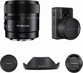 YONGNUO YN11MM F1.8S Lens w/Remote Controller, 11mm F1.8 Large Aperture Fixed Prime Lens for Sony, Auto Focus APS-C Frame, Ultra Wide Angle Lens for E Mount Mirrorless Cameras