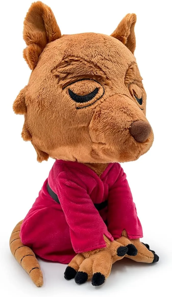 You Tooz Youtooz Master Splinter Plush 9 Inch, Soft Stuffed TMNT from Teenage Mutant Ninja Turtles by, Black