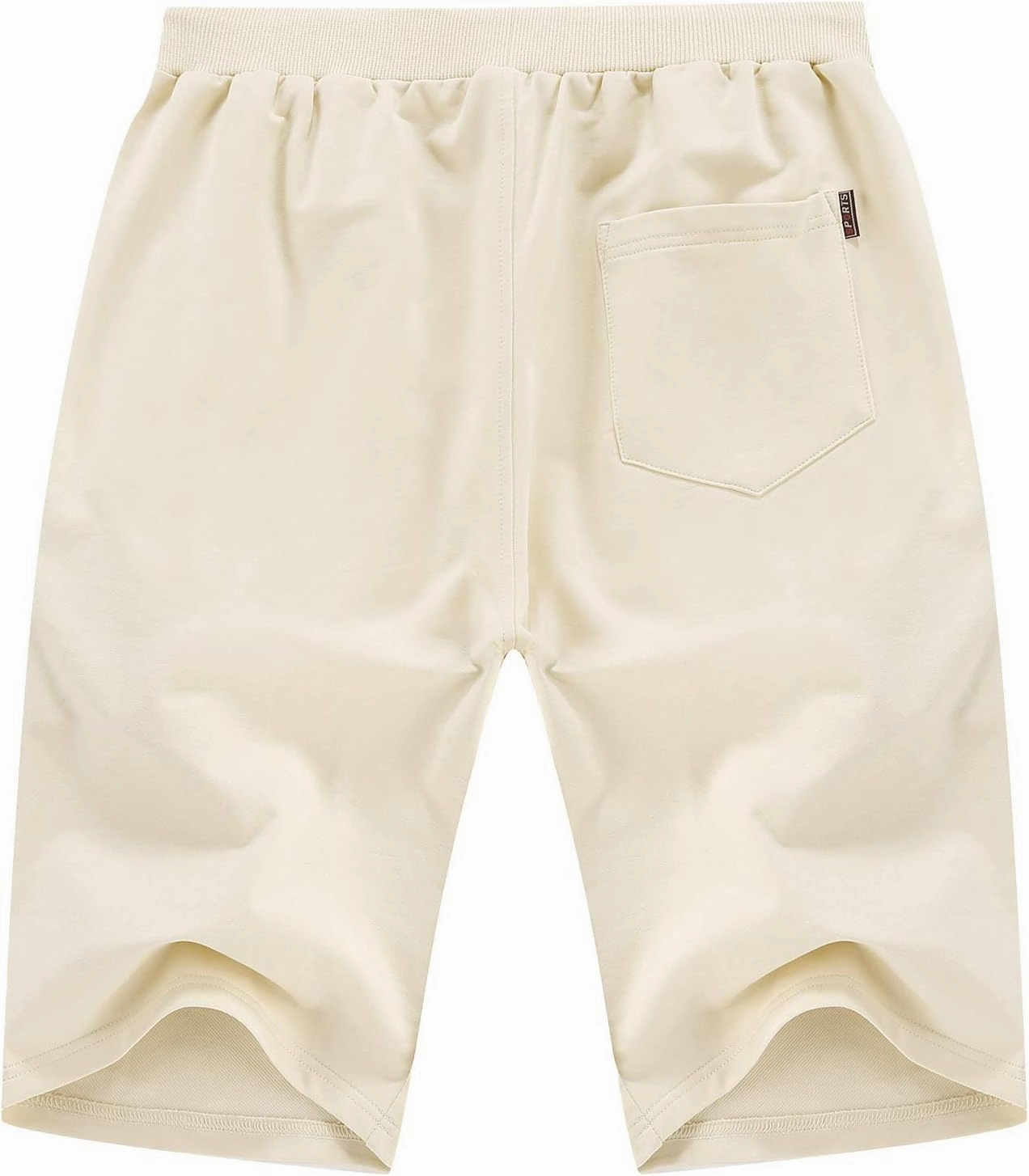 YTD Men's Shorts Casual Classic Fit Drawstring Summer Beach Shorts with Elastic Waist and Pockets